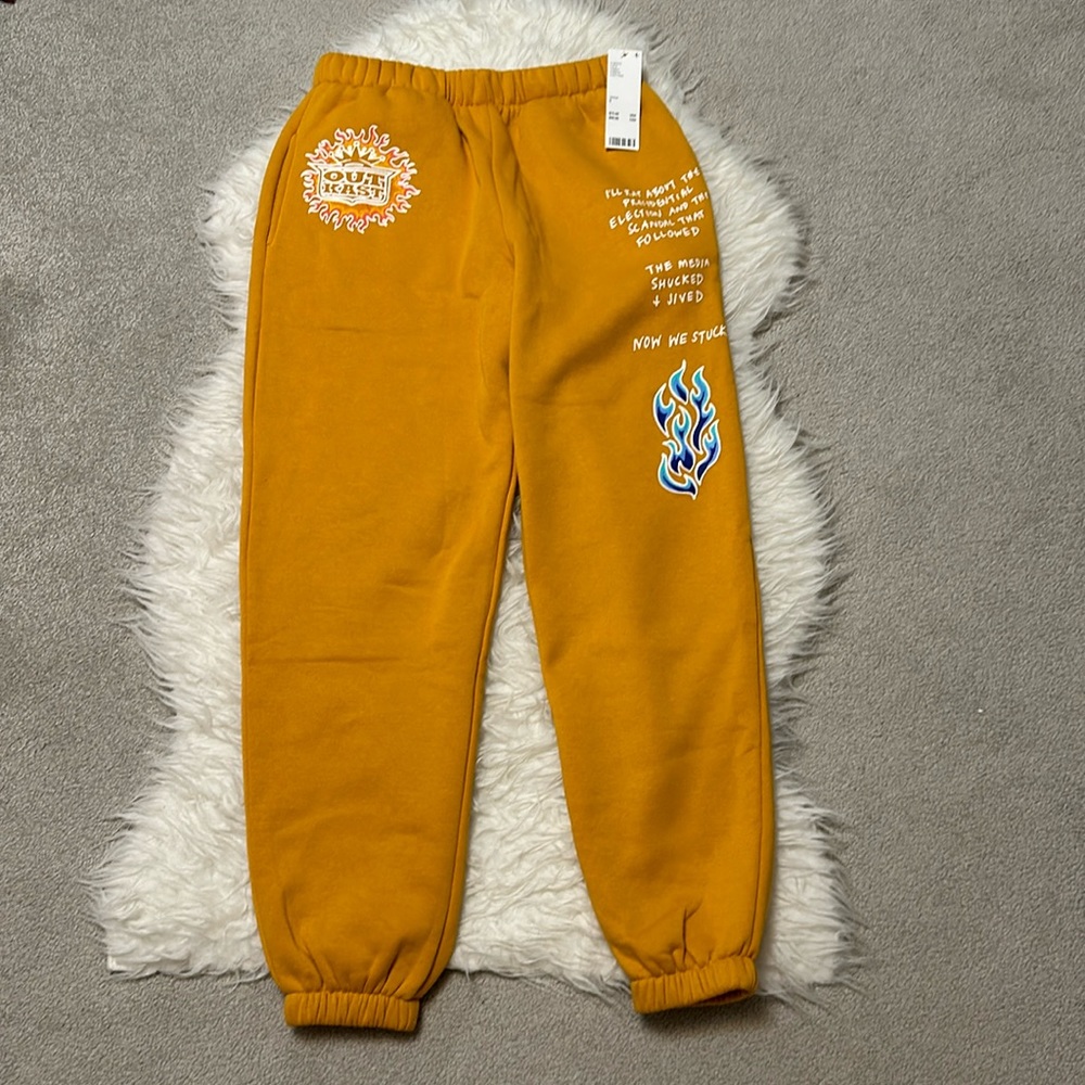 NWT Urban Outfitters X Outkast Flame Joggers Sweatpants